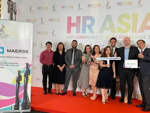 Maersk được vinh danh là “Nơi làm việc tốt nhất châu Á 2022”