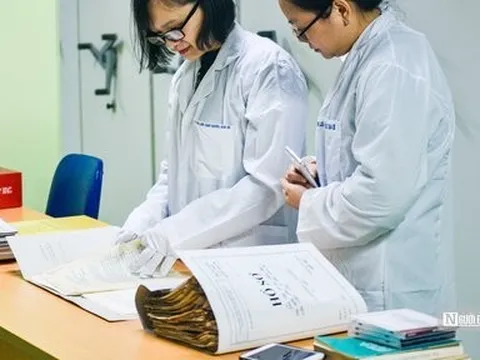 Cận cảnh khối tài liệu lưu trữ về Hiệp định Paris