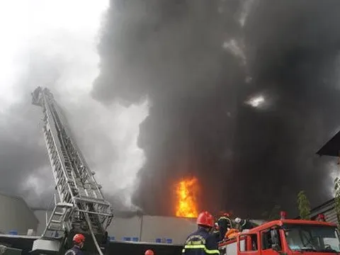 Hệ thống điện mặt trời gặp sự cố, gây cháy kho hàng rộng 1.000 m2