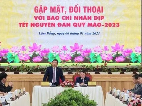 Lâm Đồng: Gặp mặt, đối thoại báo chí nhân dịp Xuân Quý Mão 2023