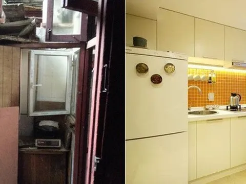 Sự "lột xác" bất ngờ của ngôi nhà 12m² cho gia đình 5 người ở