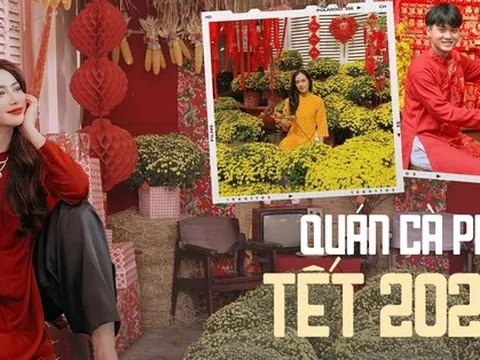 Bắt kịp xu hướng đón Tết kiểu xưa, nhiều quán cà phê ở TP.HCM trang trí chuẩn “hồi đó” để đón giới trẻ đến “sống ảo”