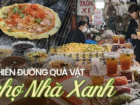 Khám phá thiên đường ăn uống trong khu chợ nổi tiếng nhất nhì giới sinh viên Hà Nội