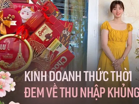 Kinh doanh giỏ quà Tết - nhiều dân văn phòng kiếm được vài triệu một ngày từ việc đăng bài trên các hội nhóm online