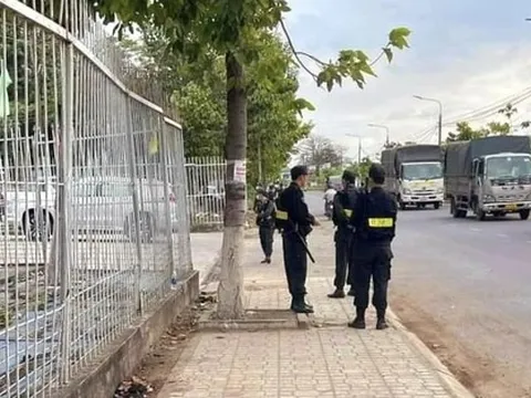 NÓNG: Công an đang phong tỏa một trung tâm đăng kiểm ở Đồng Nai