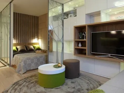 Căn hộ nhỏ nhưng vẫn vô cùng gọn gàng nhờ ẩn chức năng nghỉ ngơi