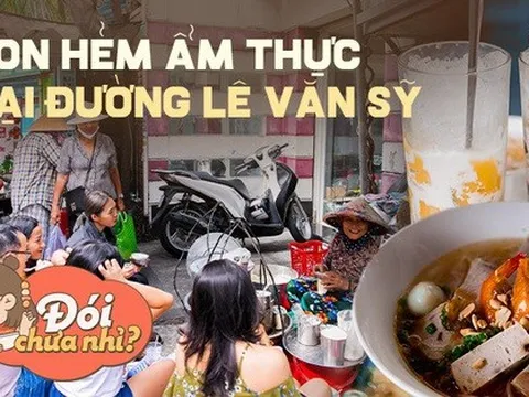 Tràn ngập đồ ăn ngon tại hẻm ăn uống 284 Lê Văn Sỹ, nơi có xe tàu hũ đường mật nức tiếng một thời