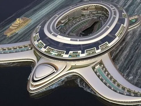 Bên trong "thành phố nổi" trị giá 187 nghìn tỷ lớn nhất thế giới của các đại gia Ả Rập, chứa tới 60.000 người, 69 căn hộ và 19 biệt thự hạng sang