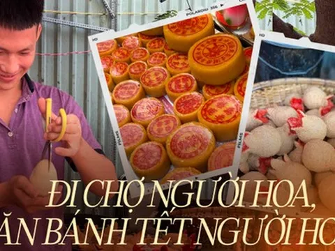 Vòng quanh chợ Phùng Hưng, tròn mắt với vô vàn món bánh truyền thống của người Hoa dịp Tết Nguyên đán