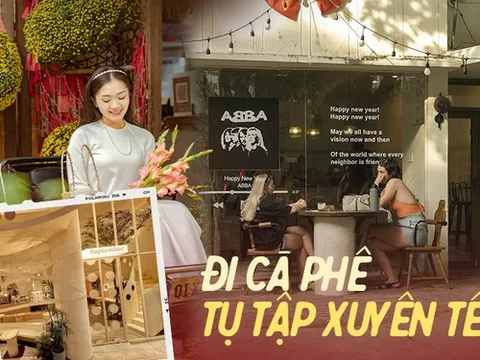 Địa chỉ cà phê mở xuyên Tết tại TP.HCM: Từ loạt chuỗi lớn cho đến các quán trang trí xinh xắn
