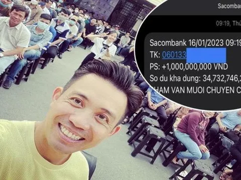 Cuối năm, đại gia Minh Nhựa khoe ảnh được bố ruột "phát thưởng" ngày tết, "hé lộ" số dư tài khoản khiến dân tình choáng váng