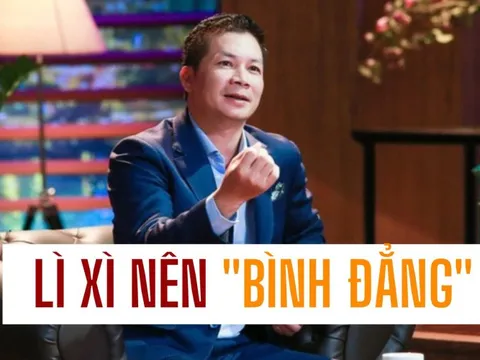 Nhà nhà đau đầu với tiền mừng tuổi: Shark Hưng nêu quan điểm 'lì xì ai cũng nên bình đẳng', đáng nể nhất là cách doanh nhân này dạy con nhận lì xì