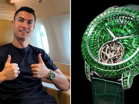 Choáng với chiếc đồng hồ 19,5 tỷ đồng của Ronaldo