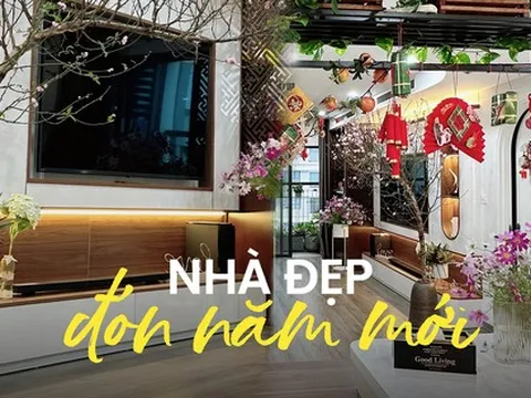 Năm mới ghé thăm căn hộ tự trang trí đón Tết ở Hà Nội và bí quyết tái sử dụng nguyên liệu cho nhiều dịp khác nhau