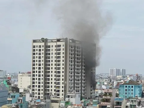TP HCM: Cháy tại chung cư Asiana