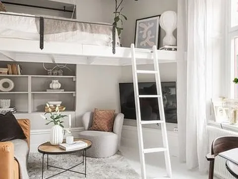 Không gian sống tiện nghi bất ngờ bên trong căn hộ bé tí hạt tiêu chỉ rộng 16m²