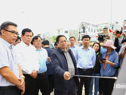 Thủ tướng Phạm Minh Chính kiểm tra Dự án xây dựng Sân bay Long Thành