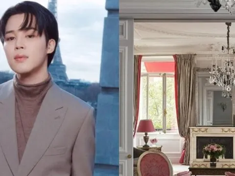 Choáng với mức giá không tưởng của căn phòng khách sạn Jimin (BTS) nghỉ ngơi khi tham gia Paris Fashion Week