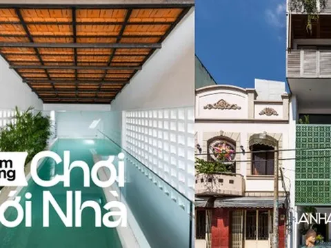 Thiết kế nhà ống 36m2 thoáng đãng, có bể bơi xinh xắn