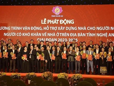 Nghệ An: Hơn 517 tỷ đồng hỗ trợ hộ nghèo, khó khăn có nhà ở