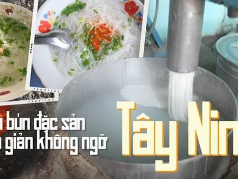 Ở Tây Ninh có món bún cực "tối giản", chỉ 7k/tô nhưng lại là món ăn được người dân yêu thích