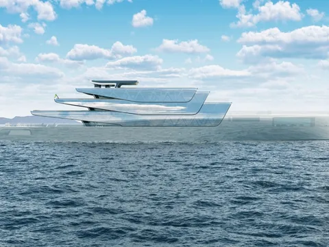 Hé lộ siêu du thuyền 'tàng hình' được làm hoàn toàn bằng kính gương, chỉ dành cho giới siêu giàu