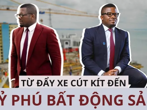 Từng đẩy xe cút kít để kiếm sống, chàng trai này giờ thành tỷ phú bất động sản, lọt top người giàu nhất đất nước