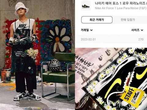 Choáng trước hiệu ứng G-Dragon: Giúp giày limited đội giá lên tới 750 triệu, loạt sao quốc tế thi nhau hưởng ứng