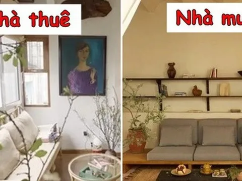 Sự khác biệt giữa nhà thuê và nhà mua mà không phải ai cũng nhận ra