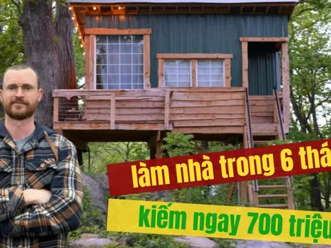 Anh thợ mộc xây nhà trên cây cho thuê gần 6 triệu đồng/đêm, kiếm đủ để nghỉ việc chính, tập trung kinh doanh BĐS cho thuê: Bí quyết "nhỏ nhưng có võ"