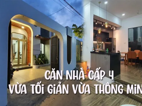 Căn nhà cấp 4 vừa tối giản vừa thông minh của vợ chồng KTS trẻ: Hợp lý, hợp tình, ngắm qua ai cũng muốn ở