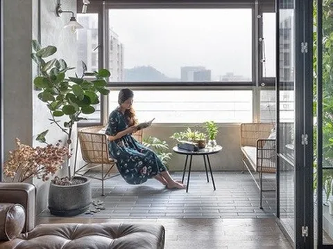 Căn hộ mang phong cách Retro với những điểm nhấn nghệ thuật từ cây xanh