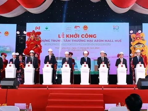 Khởi công Trung tâm thương mại AEON đầu tiên tại miền Trung