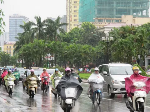 Không khí lạnh tràn về, miền Bắc Bộ tiếp tục rét, miền Trung Bộ mưa