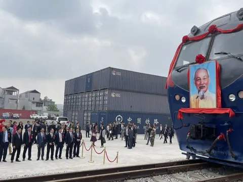 Đưa vào hoạt động tàu hỏa liên vận quốc tế tại ga Kép Bắc Giang