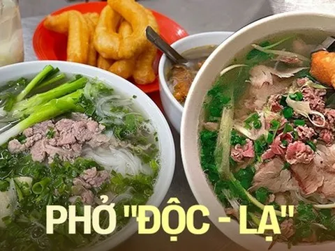 Những quán phở độc lạ từ tên gọi, topping đến cách ăn ở Hà thành