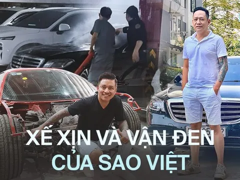 Soi dàn "xế xịn vận đen" của Tuấn Hưng và các sao Việt