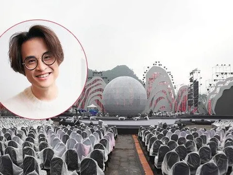 Concert của Hà Anh Tuấn trước giờ G: Trời đổ mưa trắng xóa, ekip mở hit BLACKPINK để… "thử âm thanh"