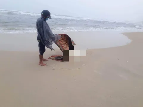 Phát hiện thi thể đang phân hủy dạt vào bờ biển Thừa Thiên- Huế