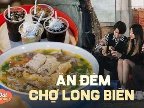 Đi ăn khuya ở khu chợ đầu mối nức tiếng quận Ba Đình: Có cả loạt món ngon bán tới tận nửa đêm