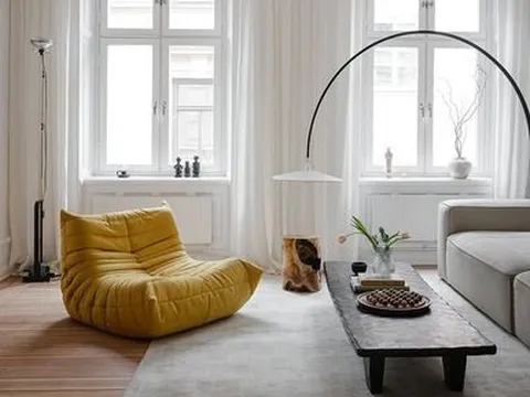 Không gian tươi sáng, dễ chịu bên trong căn hộ tối giản 67m² đậm chất Bắc Âu