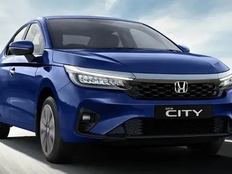 Honda City 2023 ra mắt: Thêm bản hybrid, phanh đĩa sau, phanh tay điện tử, có cả cửa sổ trời