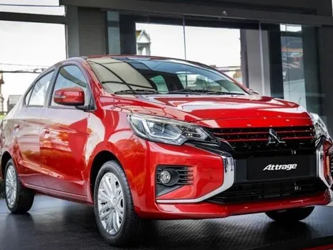 Bảng giá xe Mitsubishi tháng 3: Mitsubishi Attrage được ưu đãi 50% lệ phí trước bạ