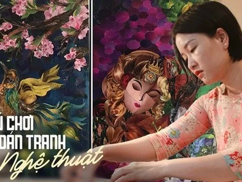 Cô giáo biến giấy báo cũ, tờ rơi, vỏ hộp thành những bức tranh đẹp đến khó tưởng, nhiều người bỏ hàng triệu đồng để mua sưu tầm