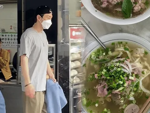 Vừa sang Việt Nam, nhóm Super Junior đã tìm ngay quán phở nổi tiếng nhất nhì TP.HCM để thưởng thức
