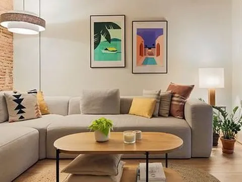 Căn hộ rộng 40m² thiết kế bằng gạch nung đầy cá tính