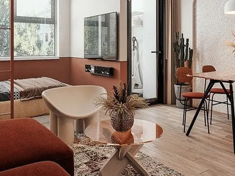 Cách bài trí căn hộ chung cư rộng 28m2 thích hợp vừa ở vừa đầu tư