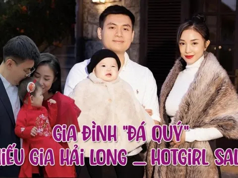 Gia đình "đá quý" của em bé Việt vừa có loạt ảnh đạt triệu like đầu tiên: Bố là thiếu gia tập đoàn may mặc, mẹ là hot girl đình đám, sinh ra đã ngậm thìa vàng