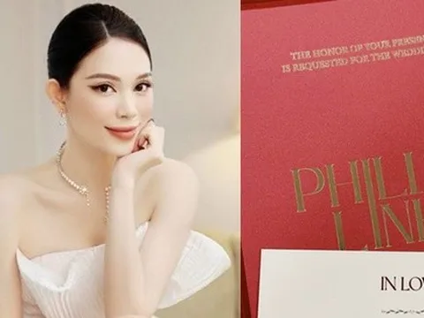 Hé lộ thiệp cưới Linh Rin và Phillip Nguyễn, bên trong có điều bất ngờ