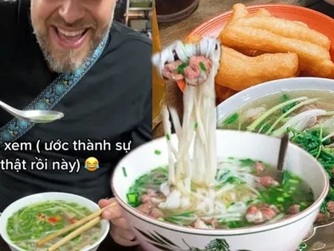 Đi nửa vòng trái đất đến Việt Nam để thực hiện ước mơ ăn phở, nhưng món ăn kèm này mới là điều khiến du khách nước ngoài bất ngờ